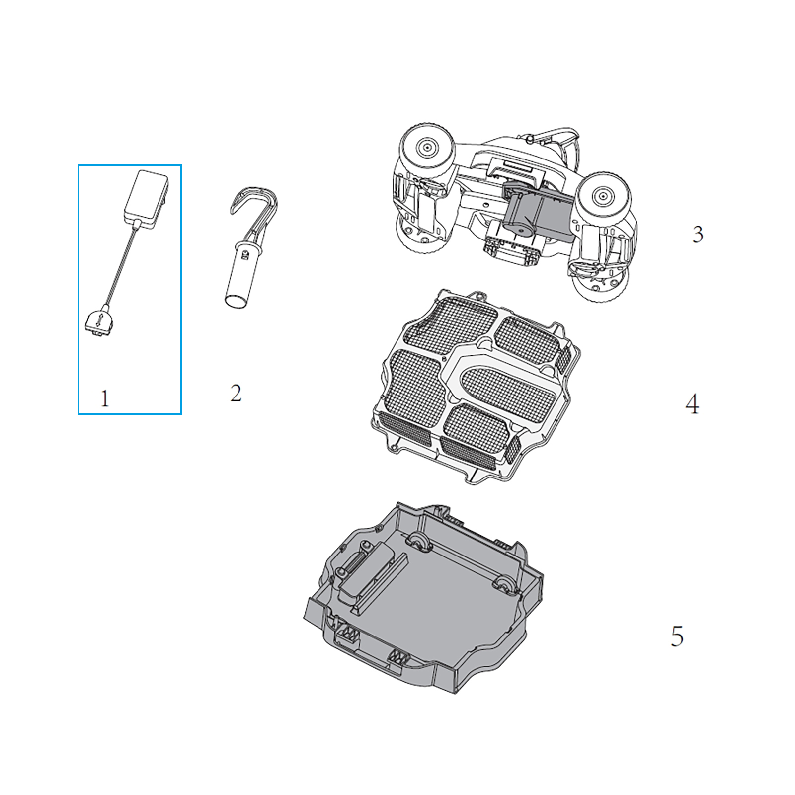 Bestway® Spare Part Transformer for Bestway® AquaTronix G200 pool robot (EU)