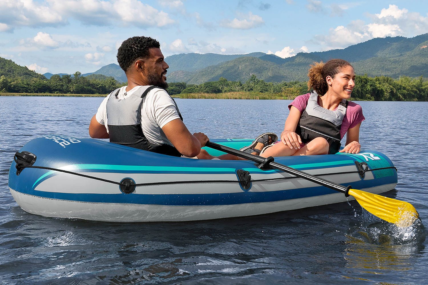 Hydro Force® Schlauchboot-Set Trek™ X2 232 x 118 x 37 cm