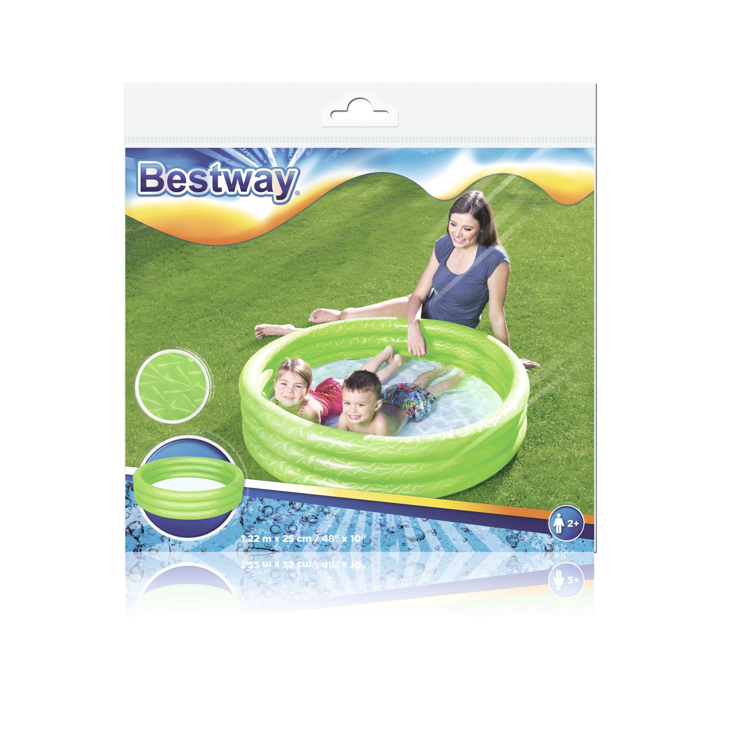 Bestway® ?48" x H10"/?1.22m x H25cm Play Pool