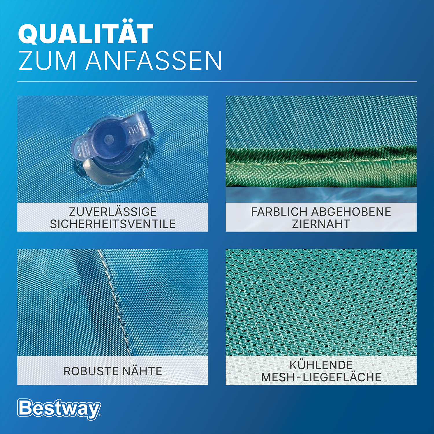 Flex 'n Fold™ Poolmatte 106 x 105 cm Pop-Up-Wasserhängematte 106 x 95 x 16 cm