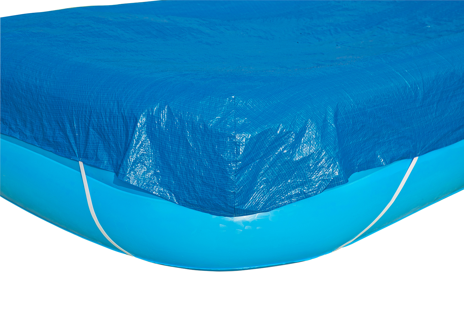 PE Abdeckplane passend für 305 x 183 cm Family Pools, blau, eckig