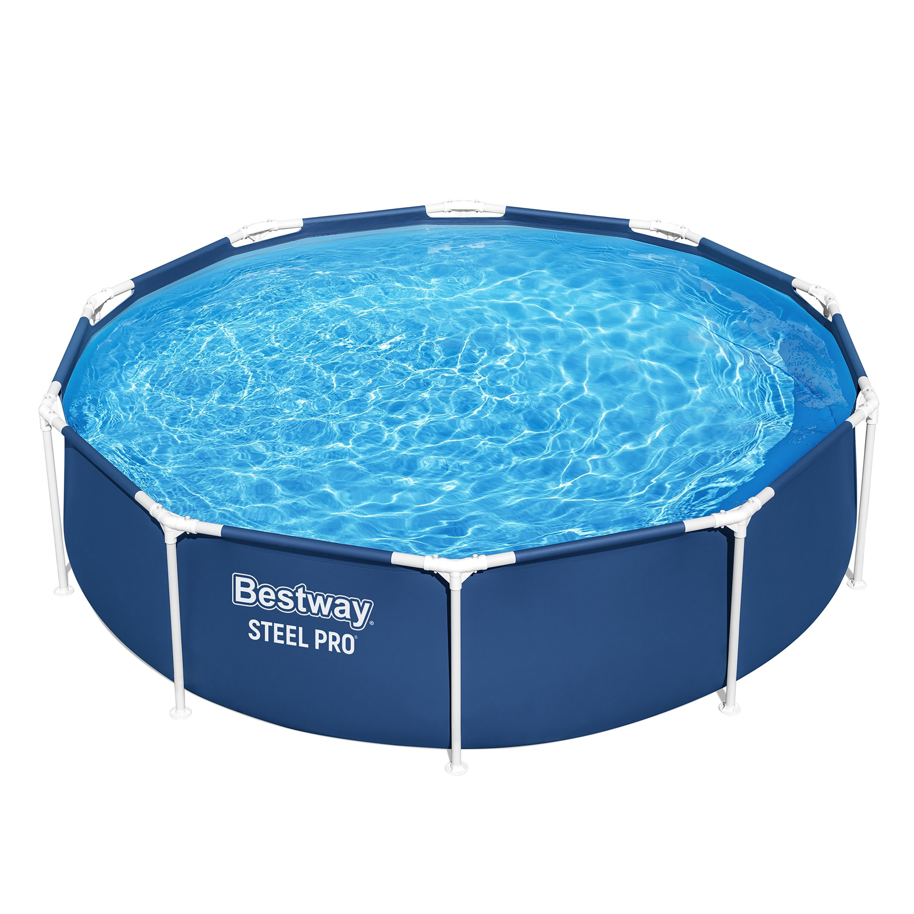 Steel Pro® Frame Pool ohne Pumpe Ø 305 x 76 cm, dunkelblau, rund