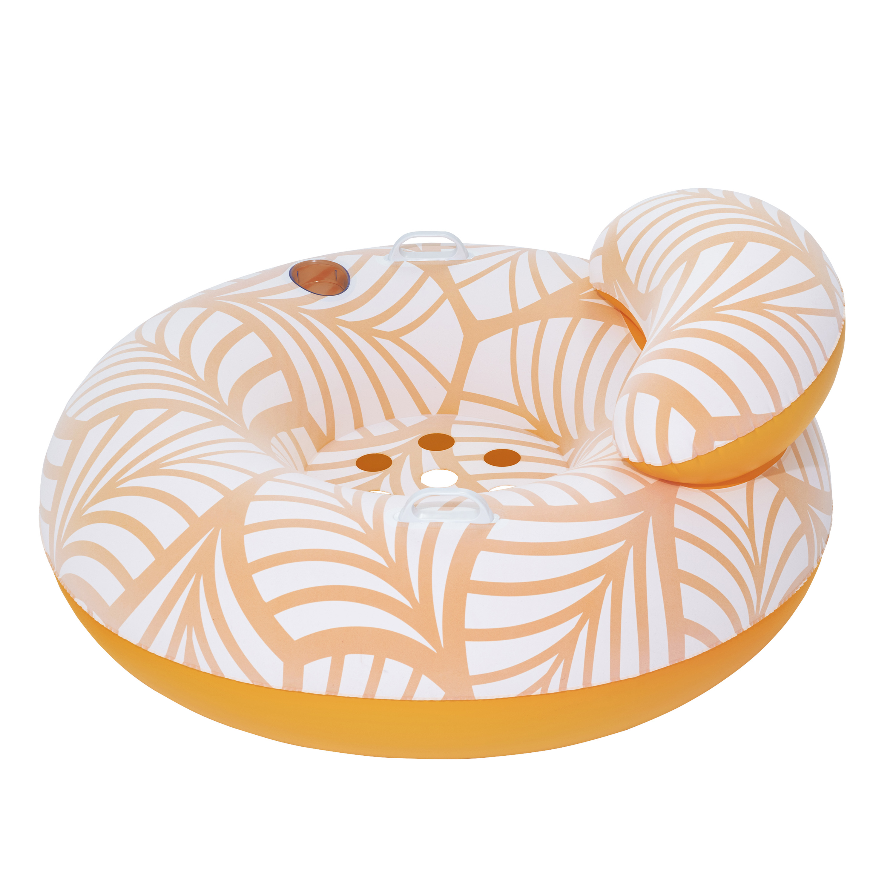 Schwimmring mit Textiloberfläche & Kopfstütze Ø 104 x 48 cm