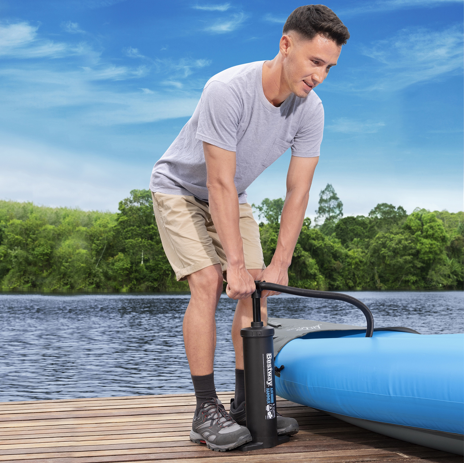 Bestway Air Hammer™ Doppelhubkolbenpumpe 3.500 ml Bestway Air Hammer™ Doppelhubkolbenpumpe 3.500 ml