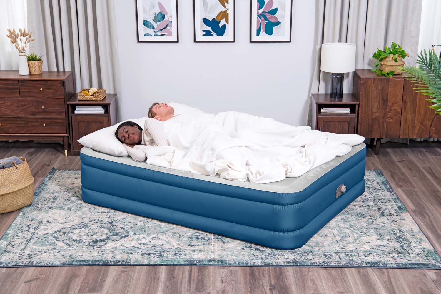 Fortech™ Doppelluftbett Snugable Top™ mit integrierter Elektropumpe 203 x 152 x 46 cm