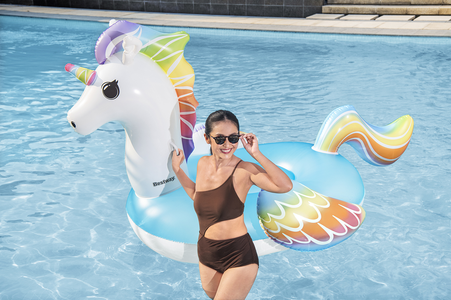 Schwimmtier Einhorn 224 x 164 cm