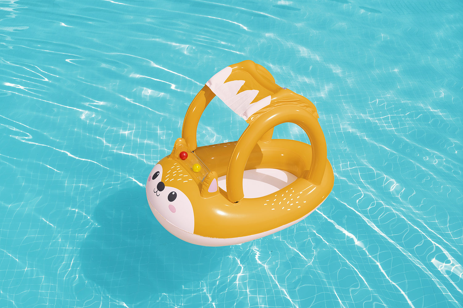 Friendly Fox™ Kinder Schlauchboot mit Sonnenschutzdach 94 x 66 cm