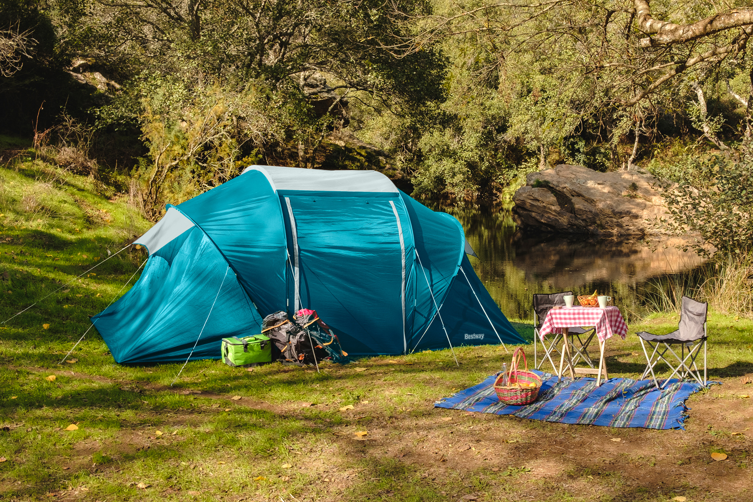 4-Personen-Zelt Family Ground 4 460 x 230 x 185 cm