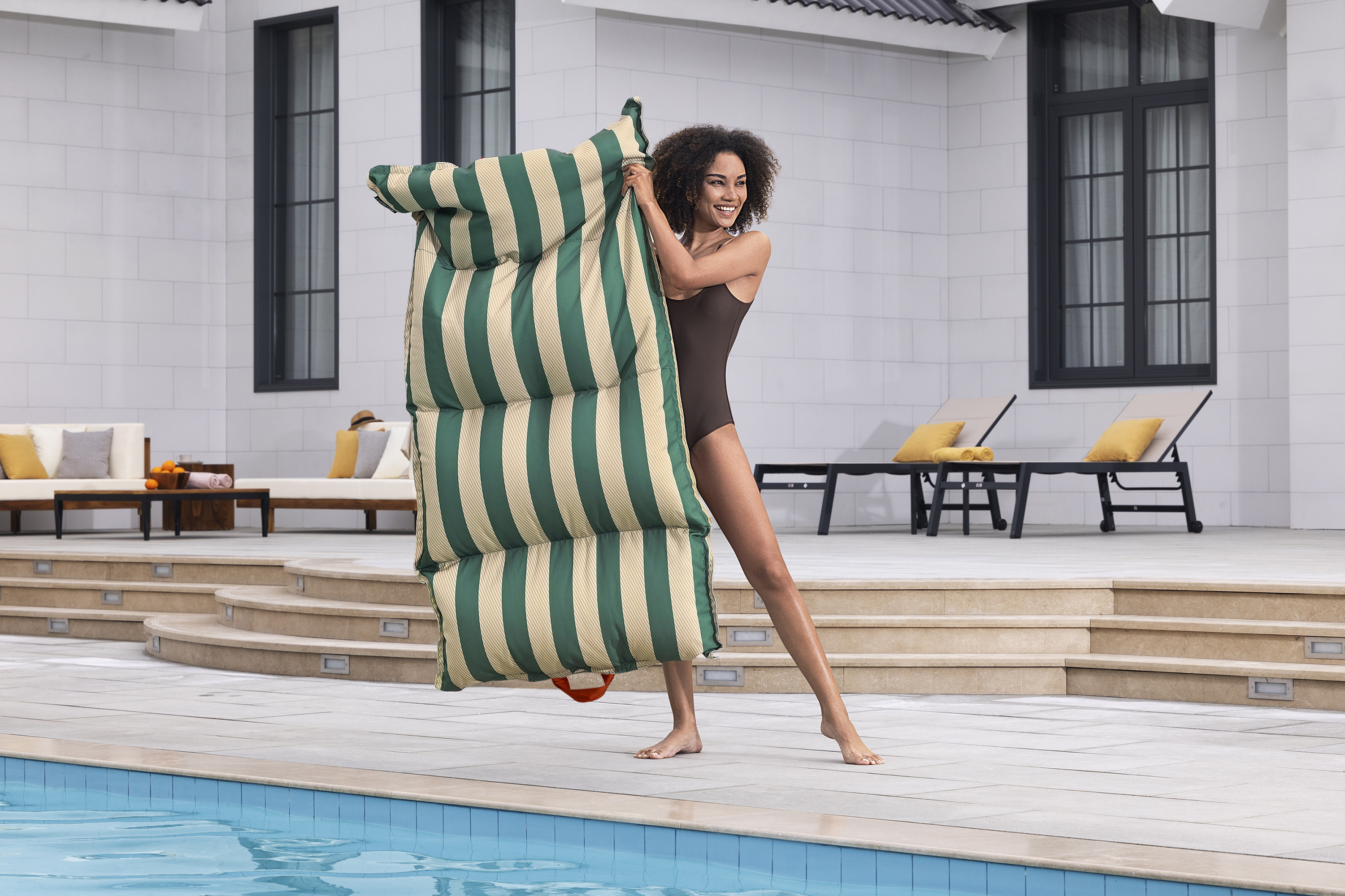 Poolmatte Sommer Luxus 183 x 90 x 20 cm