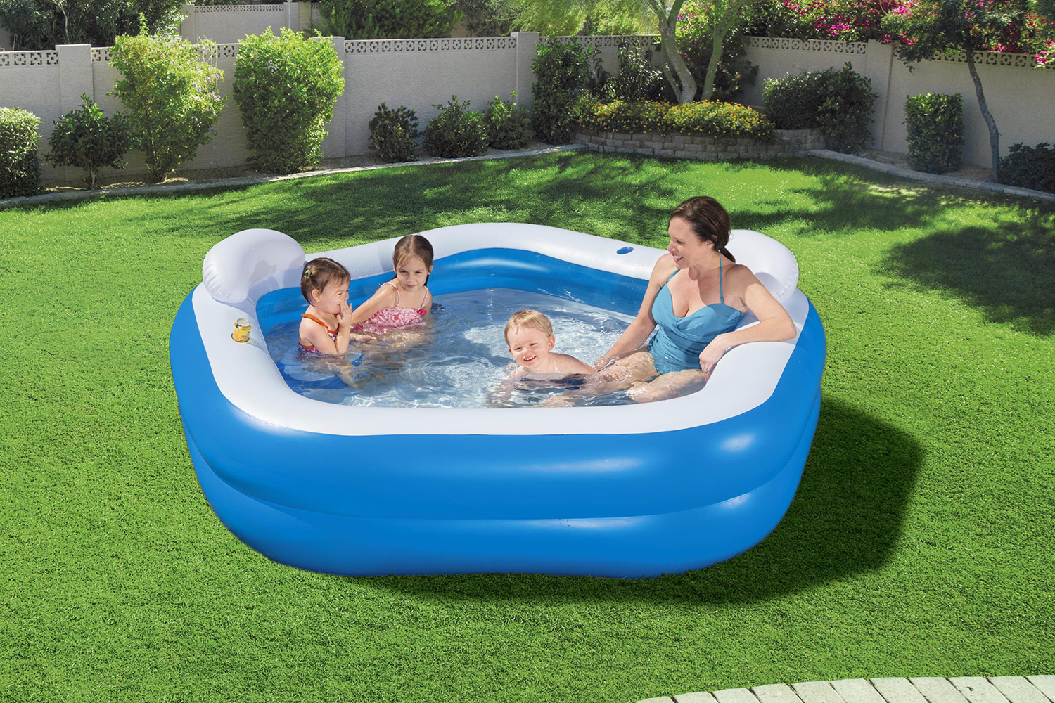 Family Fun Pool 213 x 206 x 69 cm, eckig