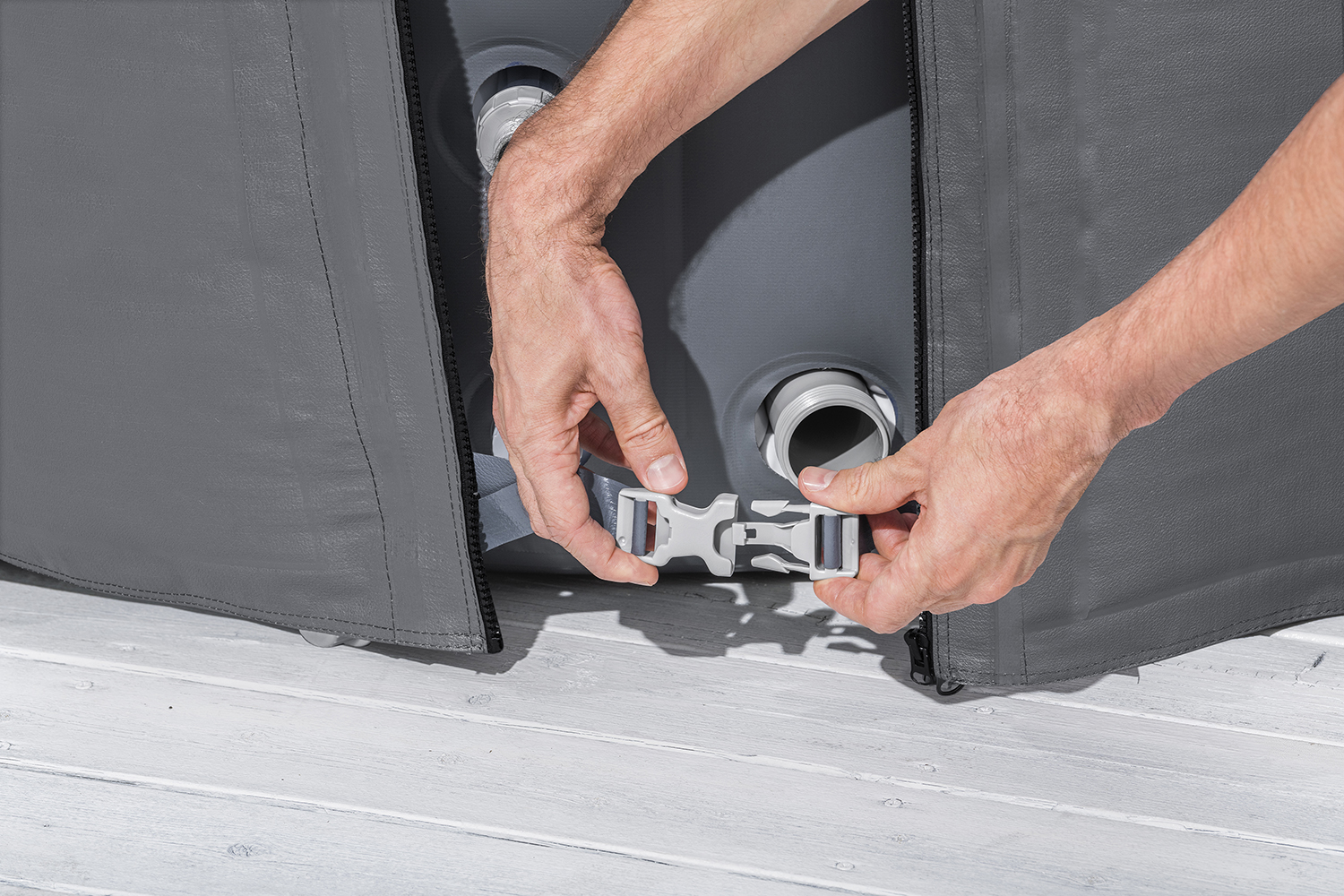 LAY-Z-SPA® Xtras EnergySense™ Plus Thermo-Komplettabdeckung Ø 180 x 66 cm, rund