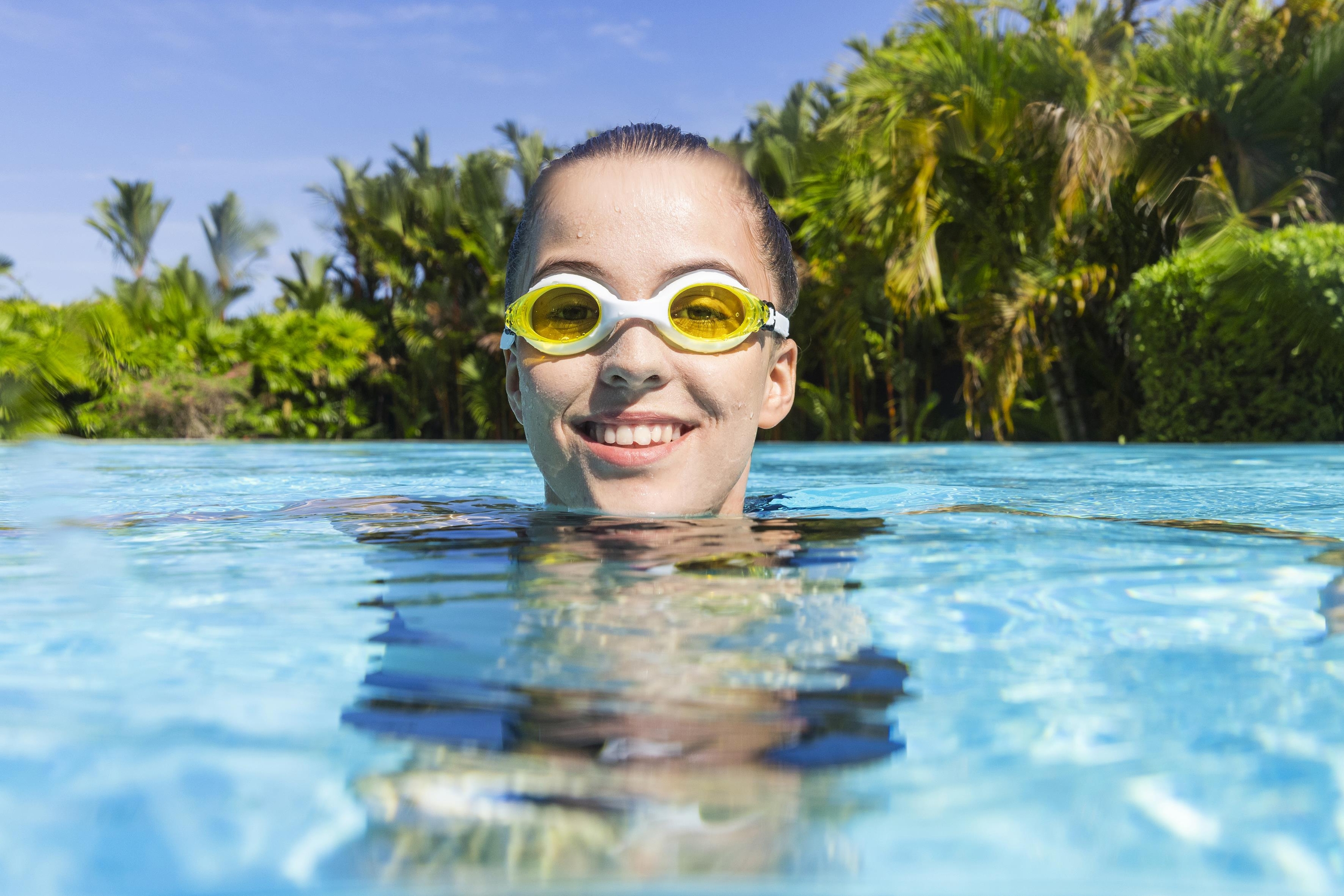 Lightning Pro™ Schwimmbrille ab 14 Jahren, Gelb