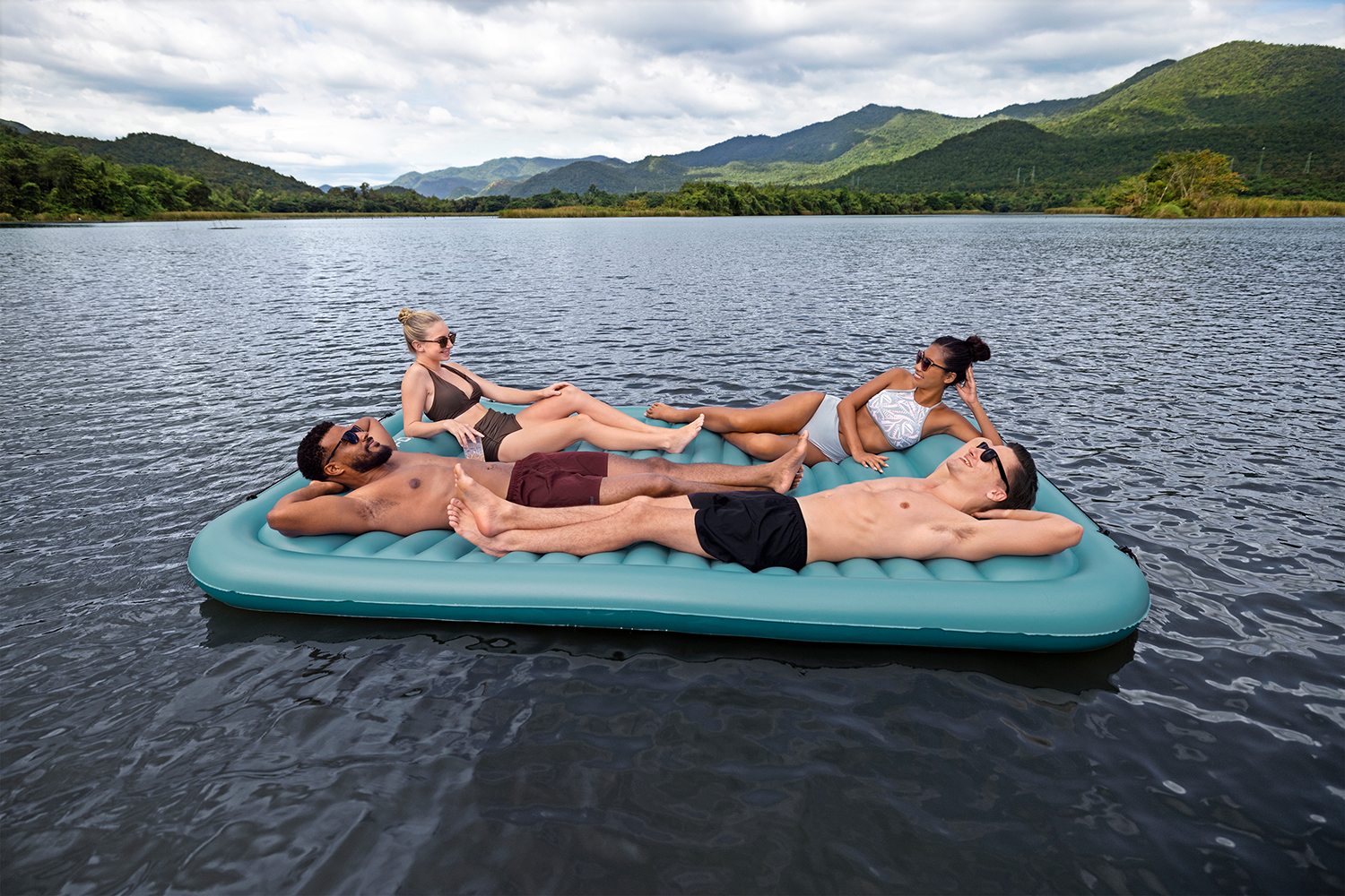 Hydro Force® Schwimmende Plattform Sun Soaker™ 290 x 191 cm
