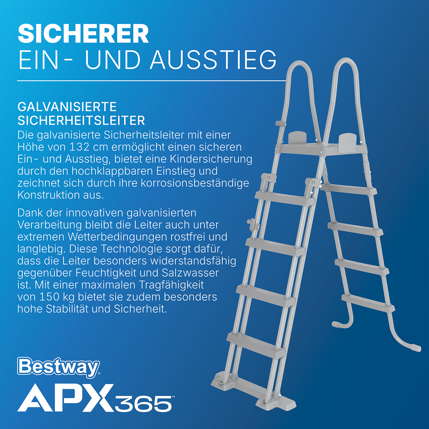 APX365™ Winterfestes Frame Pool Komplett Set mit Sandfilteranlage Ø 671 x 132 cm, Marmor-Optik (Dunkel), rund