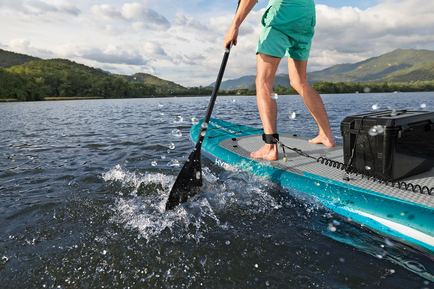 Hydro Force® SUP Allround Board-Set Aqua Drifter™ mit Sitz  335 x 91,5 x 15 cm