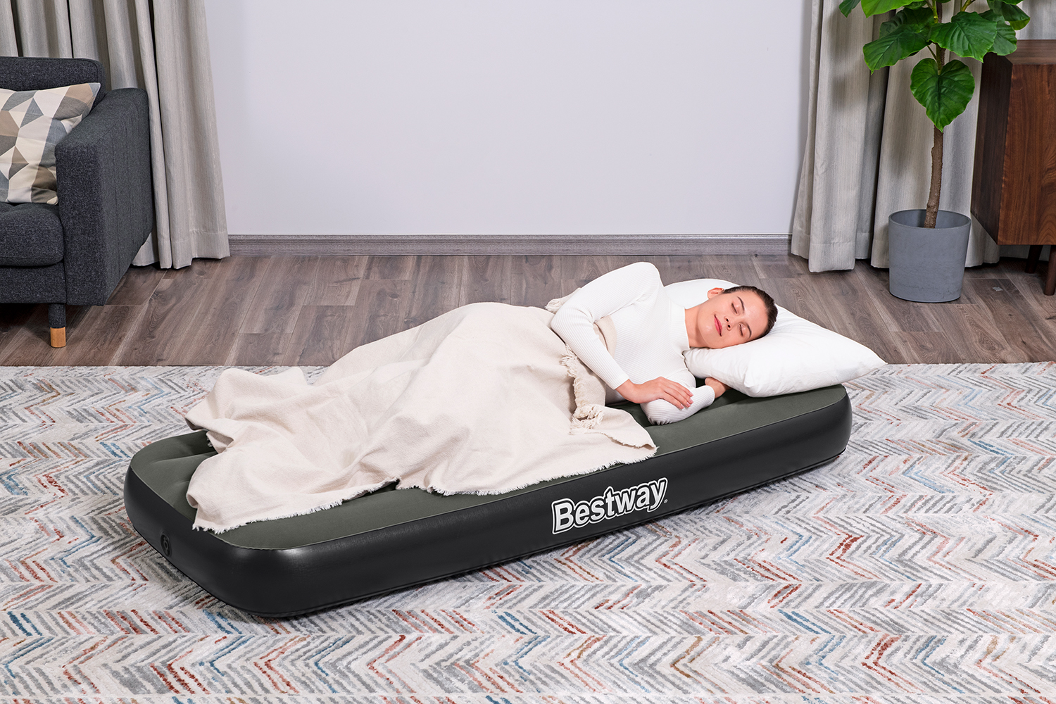 TriTech® Single-Luftbett 185 x 76 x 25 cm TriTech® Single-Luftbett 185 x 76 x 25 cm