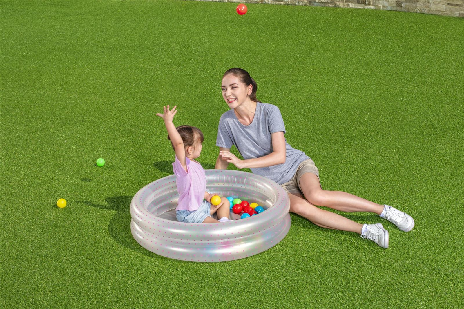 Up, In & Over™ ?36" x H8"/?91cm x H20cm 2-Ring Ball Pit Play Pool