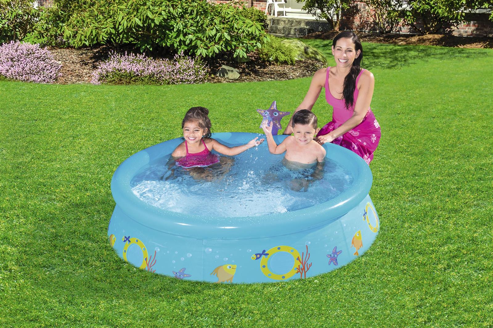 Bestway® 5' x 15"/1.52m x 38cm My First Fast Set Spray Pool