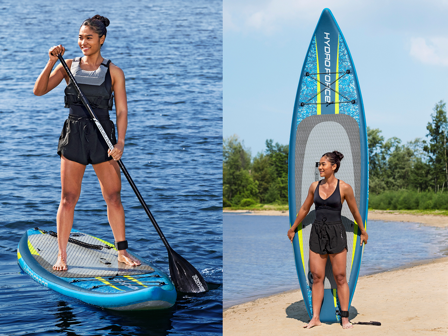 Hydro Force® SUP Touring Board-Set Aqua Glider™ 320 x 79 x 12 cm