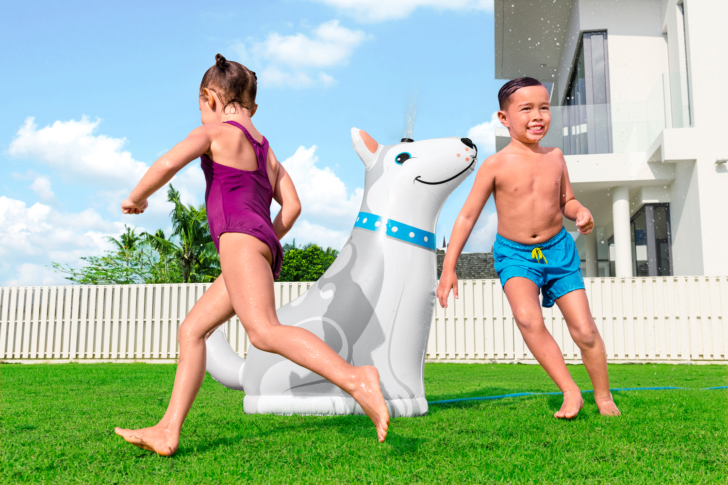 Happy Husky™ Wassersprinkler 112 x 44 x 100 cm