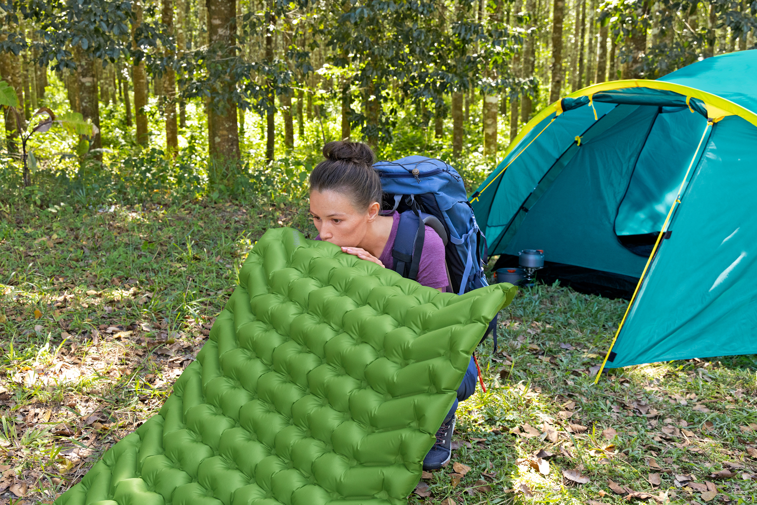 aufblasbare Single-XL-Isomatte WanderLite™ 198 x 71 x 6,5 cm