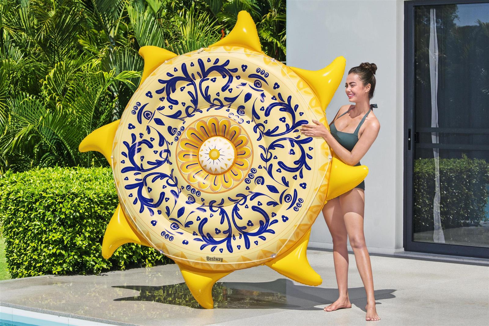 Badeinsel Mediterrane Sonne Ø 226 cm