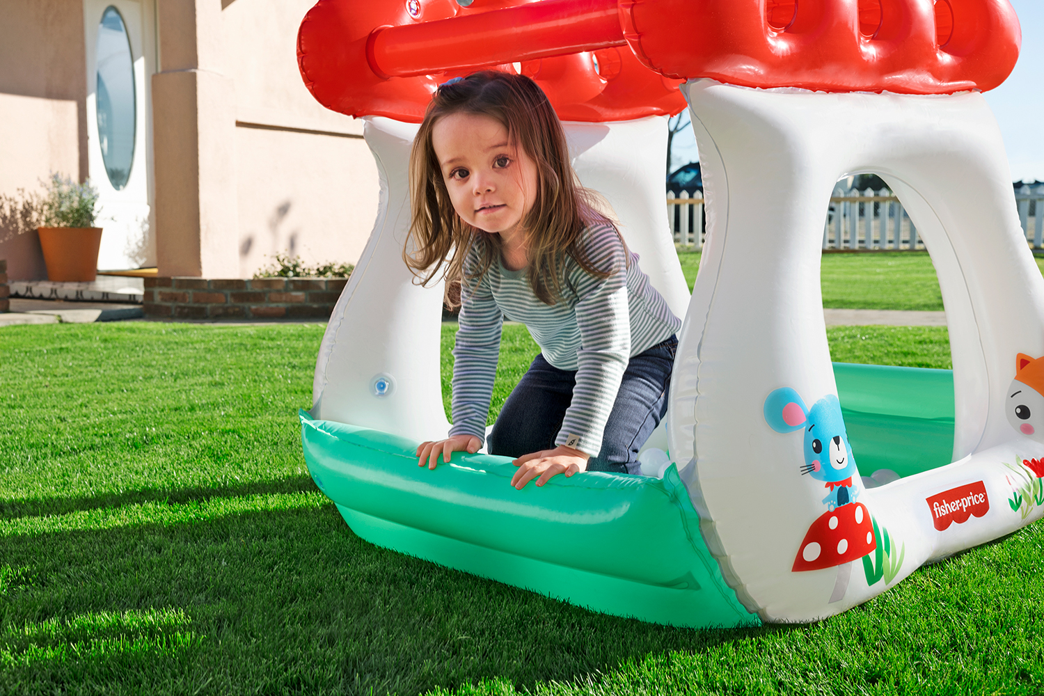 Fisher-Price™ Bällebad Merry Mushroom™ 107 x 97 x 110 cm