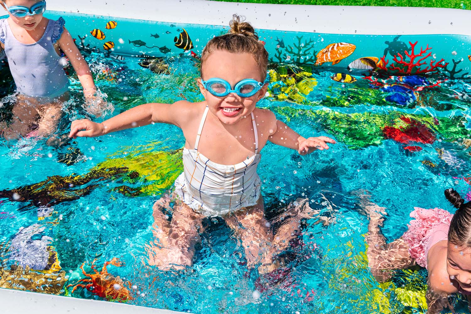 Family Pool 3D Abenteuer 262 x 175 x 51 cm, eckig