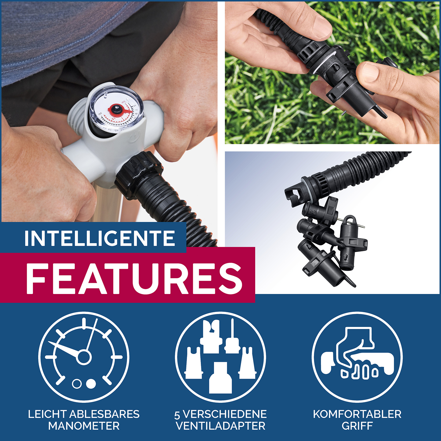 Air Hammer™ Sport-Hochdruckpumpe 1.800 / 3.450 ml Air Hammer™ Sport-Hochdruckpumpe 1.800 / 3.450 ml