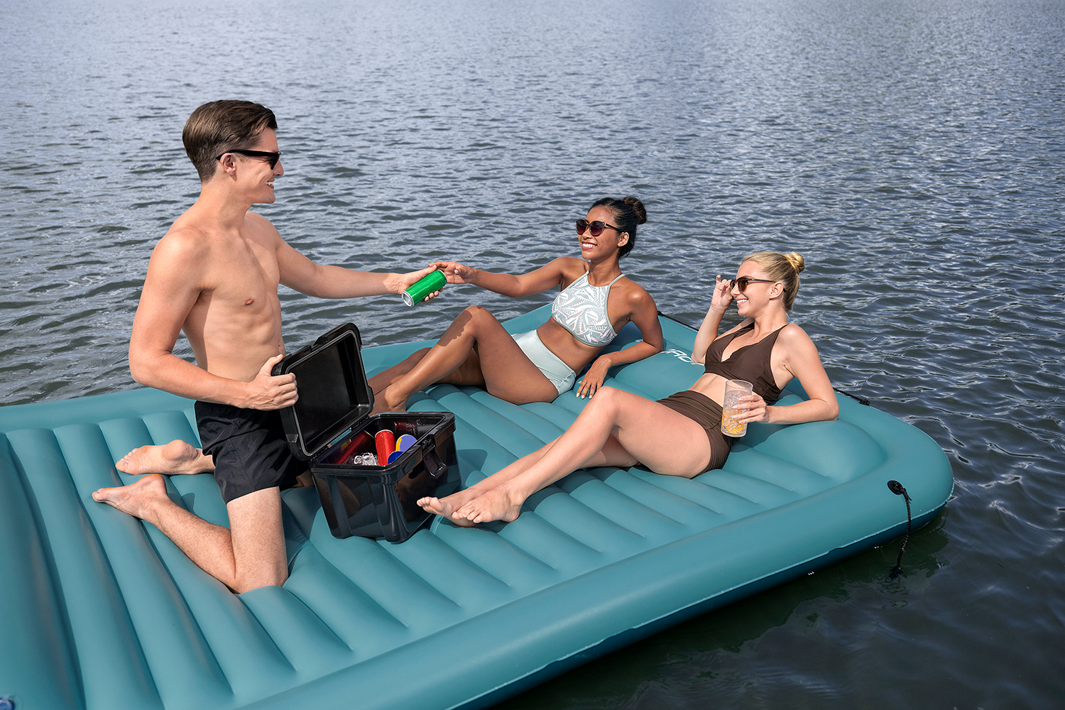 Hydro Force® Schwimmende Plattform Sun Soaker™ 290 x 191 cm
