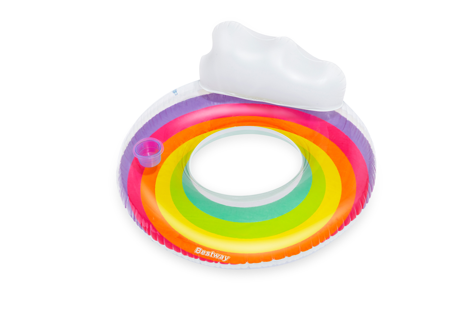 Rainbow Dreams™ Schwimmring mit Kopfstütze Ø 107 cm