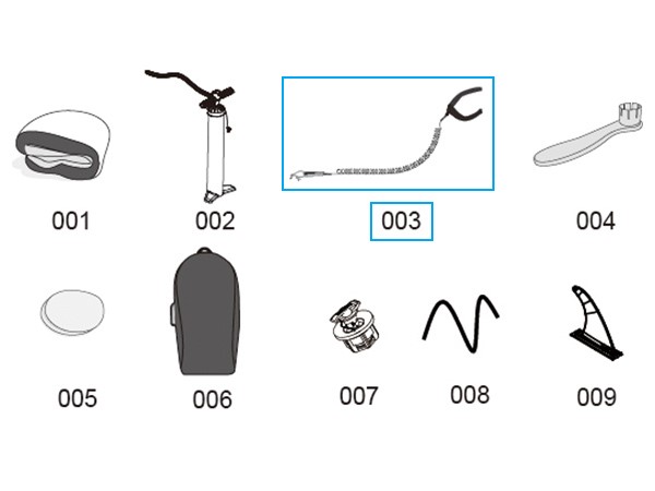 Bestway® Spare Part Coil leash (yellow) for various Hydro-Force™ SUP's Bestway® Spare Part Coil leash (yellow) for various Hydro-Force™ SUP's