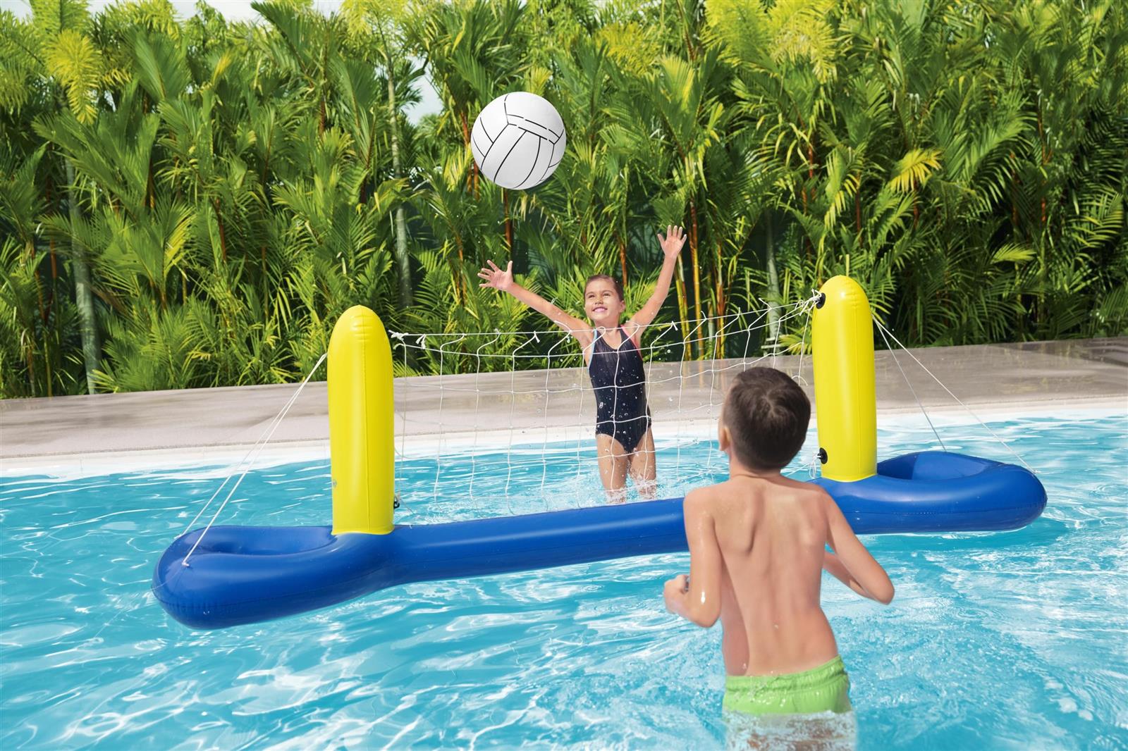 Schwimmendes Volleyball-Set 244 x 64 cm