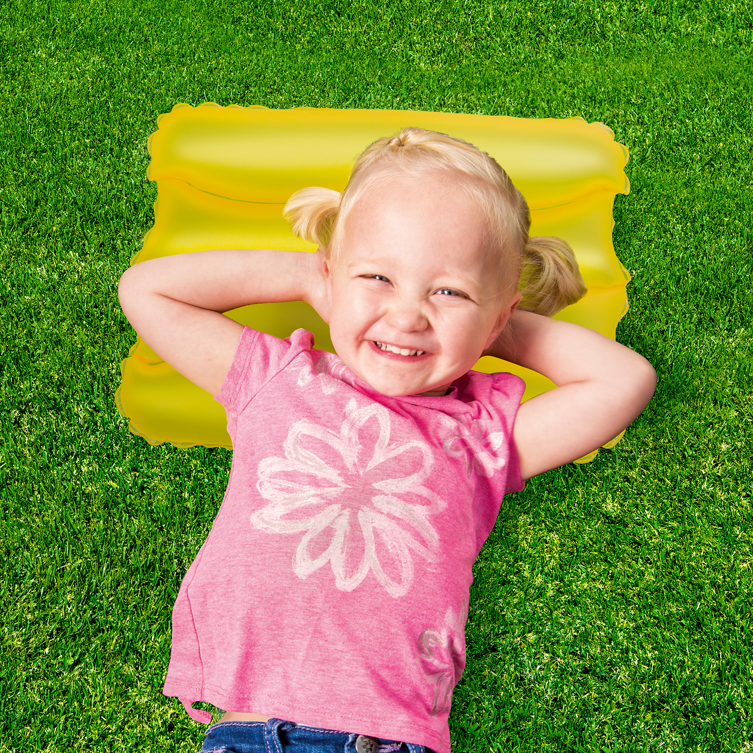 Bestway® 15" x 10" x 2"/38cm x 25cm x 5cm Wave Pillow