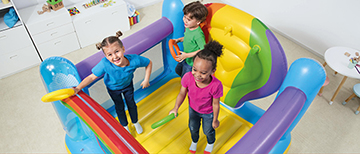 Bouncy castles image