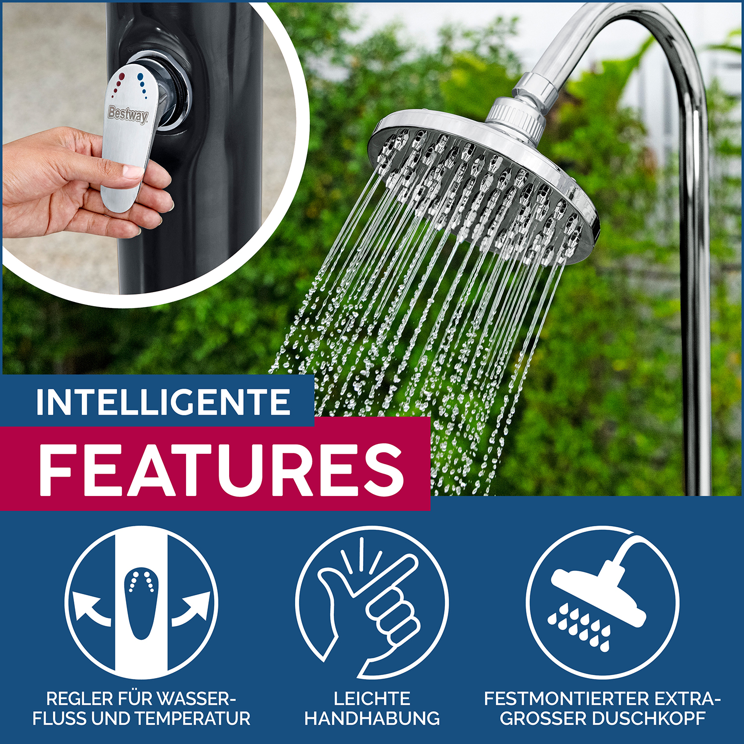 Gartendusche Solarflow™ 8 Liter Gartendusche Solarflow™ 8 Liter