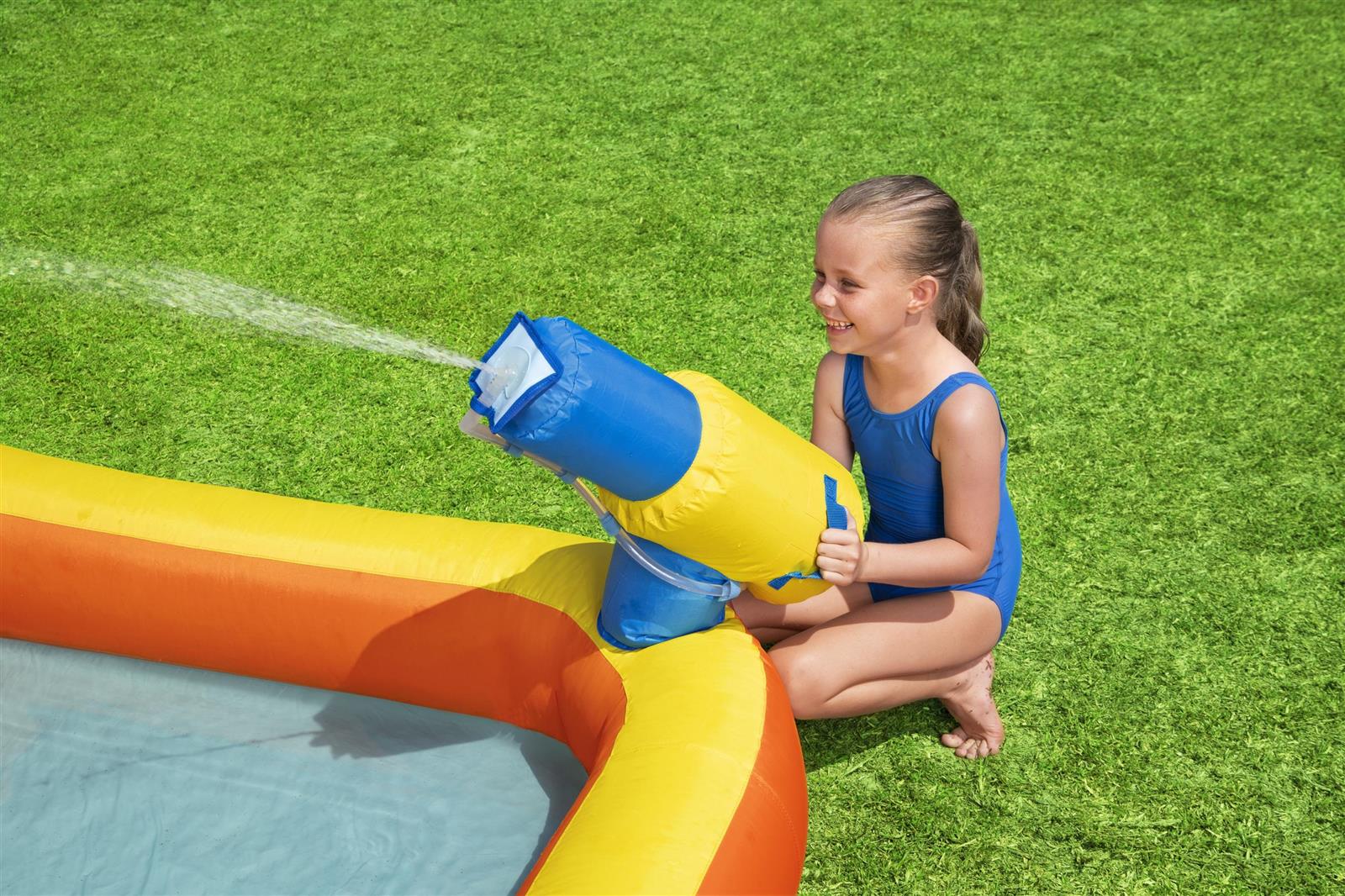 H2OGO!® Mega-Wasserpark mit Dauergebläse Speedway 551 x 502 x 265 cm