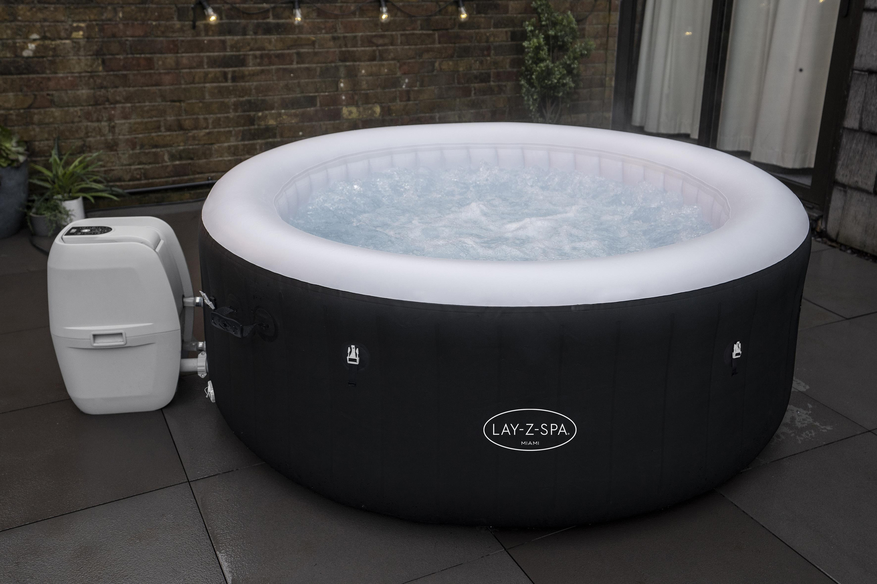 LAY-Z-SPA® Whirlpool Miami AirJet™ Ø 180 x 66 cm, rund