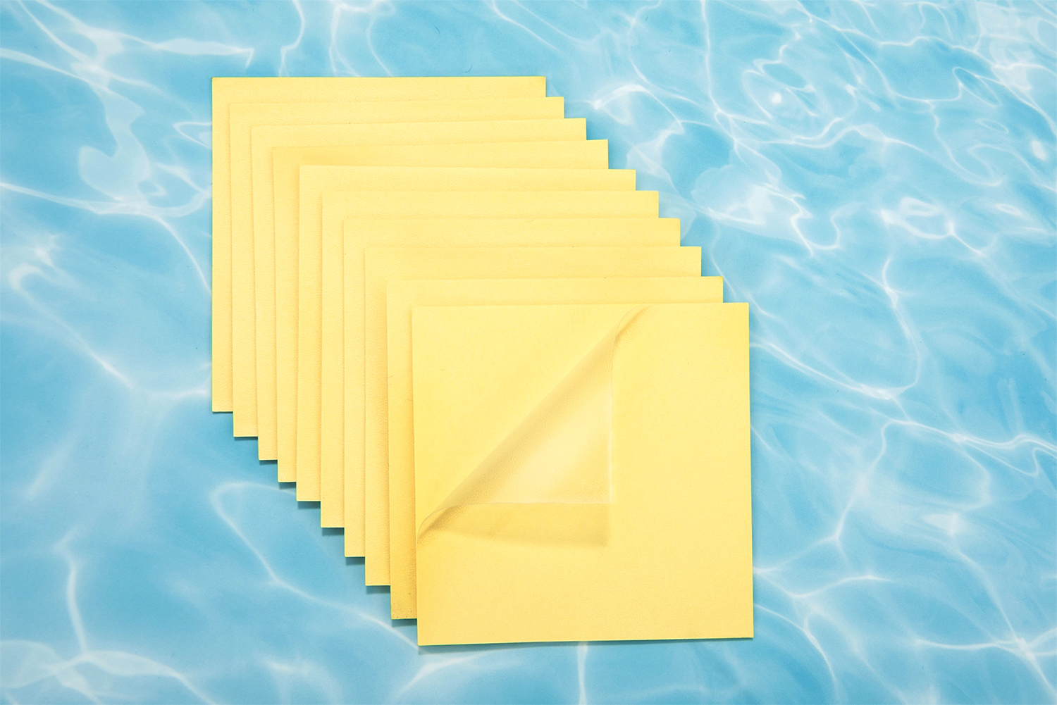 Wasserfeste selbstklebende Reparaturflicken 6,5 x 6,5 cm, 10 Stück
