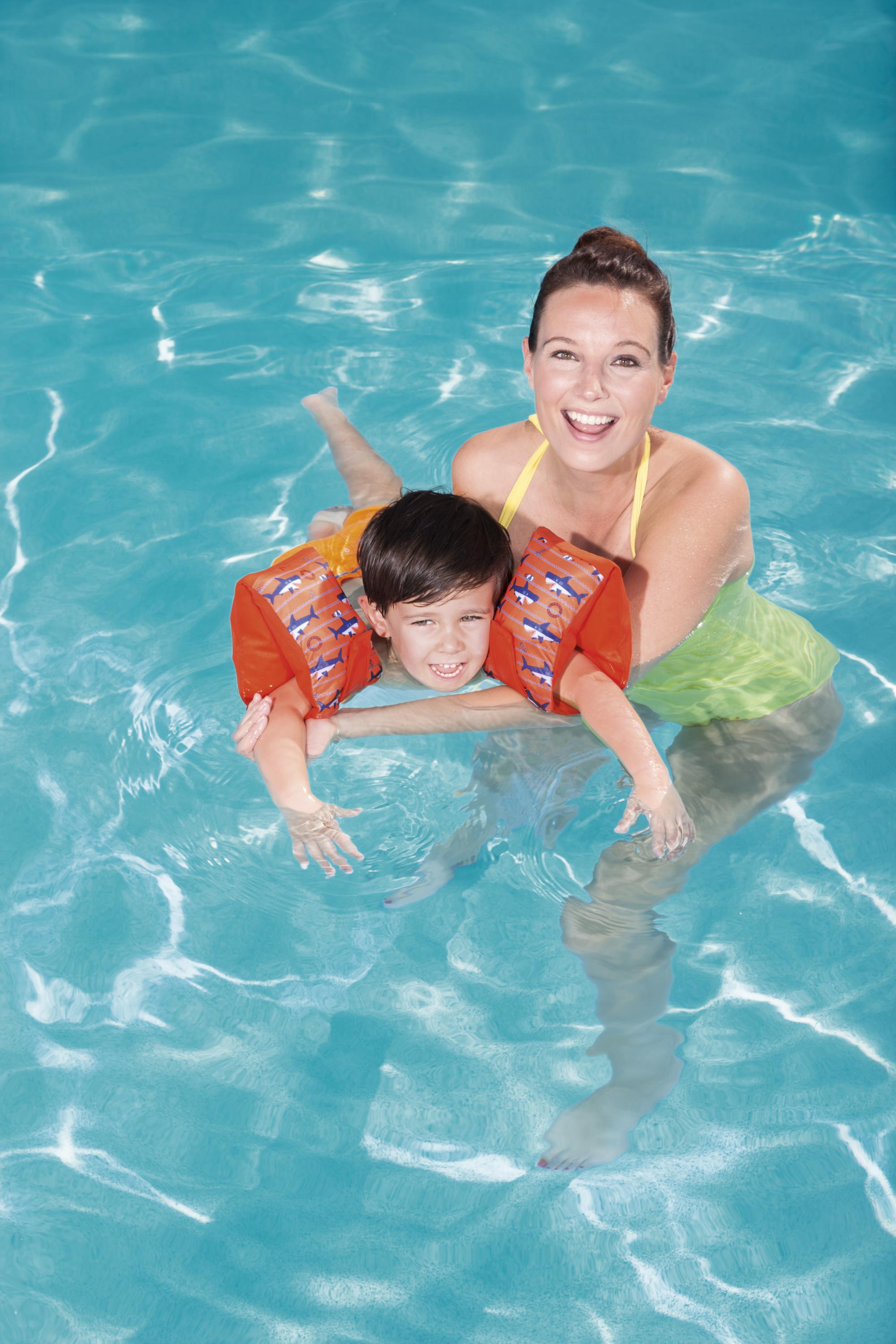 Swim Safe™ Schwimmflügel mit Textilbezug (S/M), 1-3 Jahre 38 x 14 cm