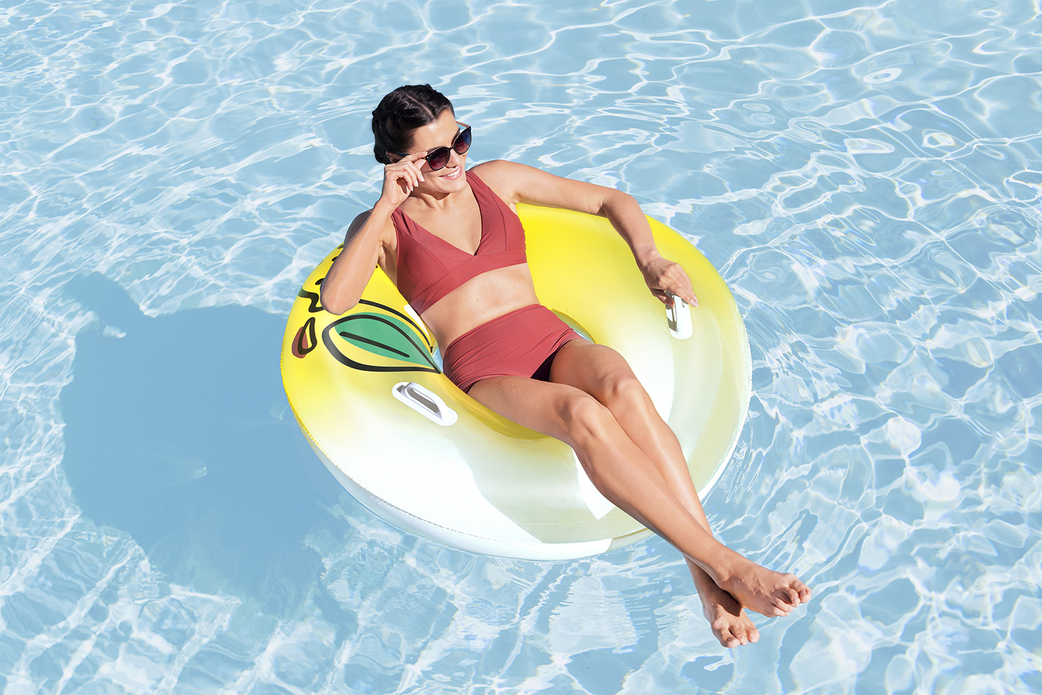 Schwimmring Zitrone Ø 99 x 31,5 cm