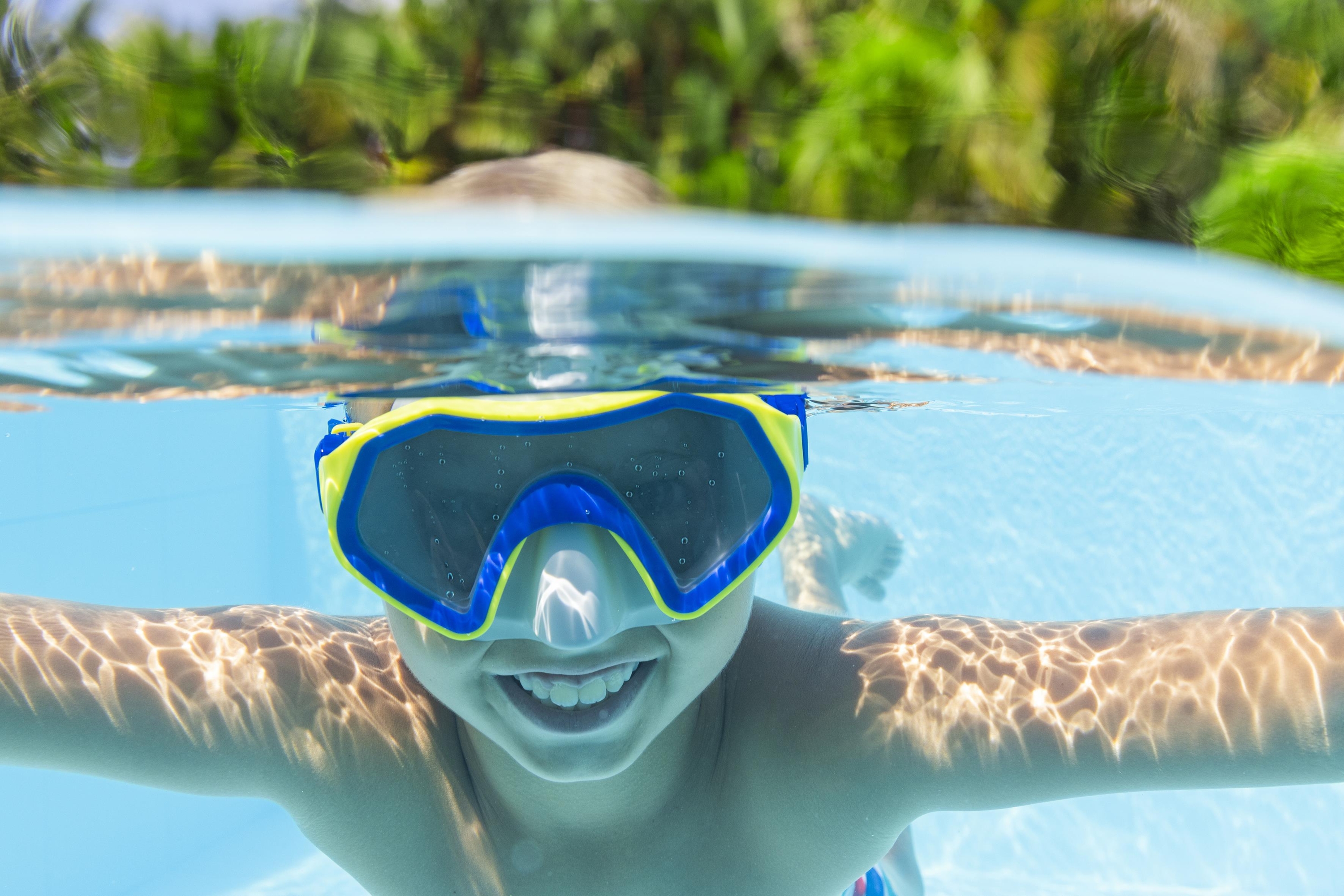 Crusader™ Tauchmaske ab 7 Jahren, Blau