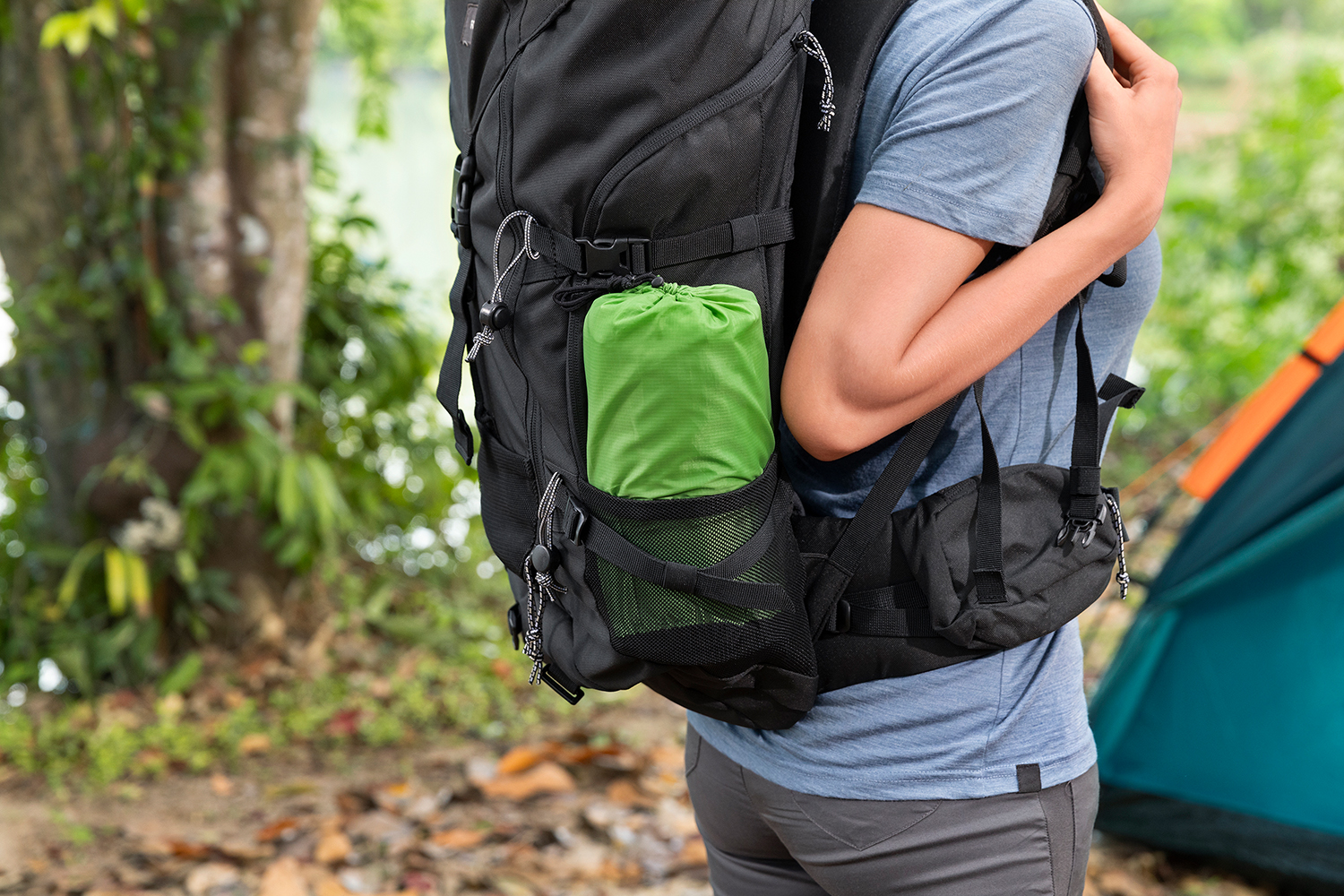 Aufblasbare Single-XL-Isomatte WanderLite™ 198 x 71 x 6,5 cm