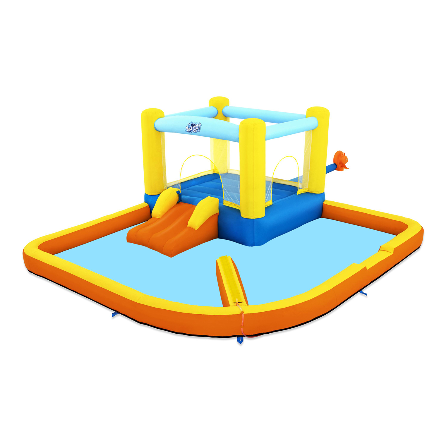 H2OGO!® Mega Wasserpark mit Dauergebläse Beach Bounce 365 x 340 x 152 cm