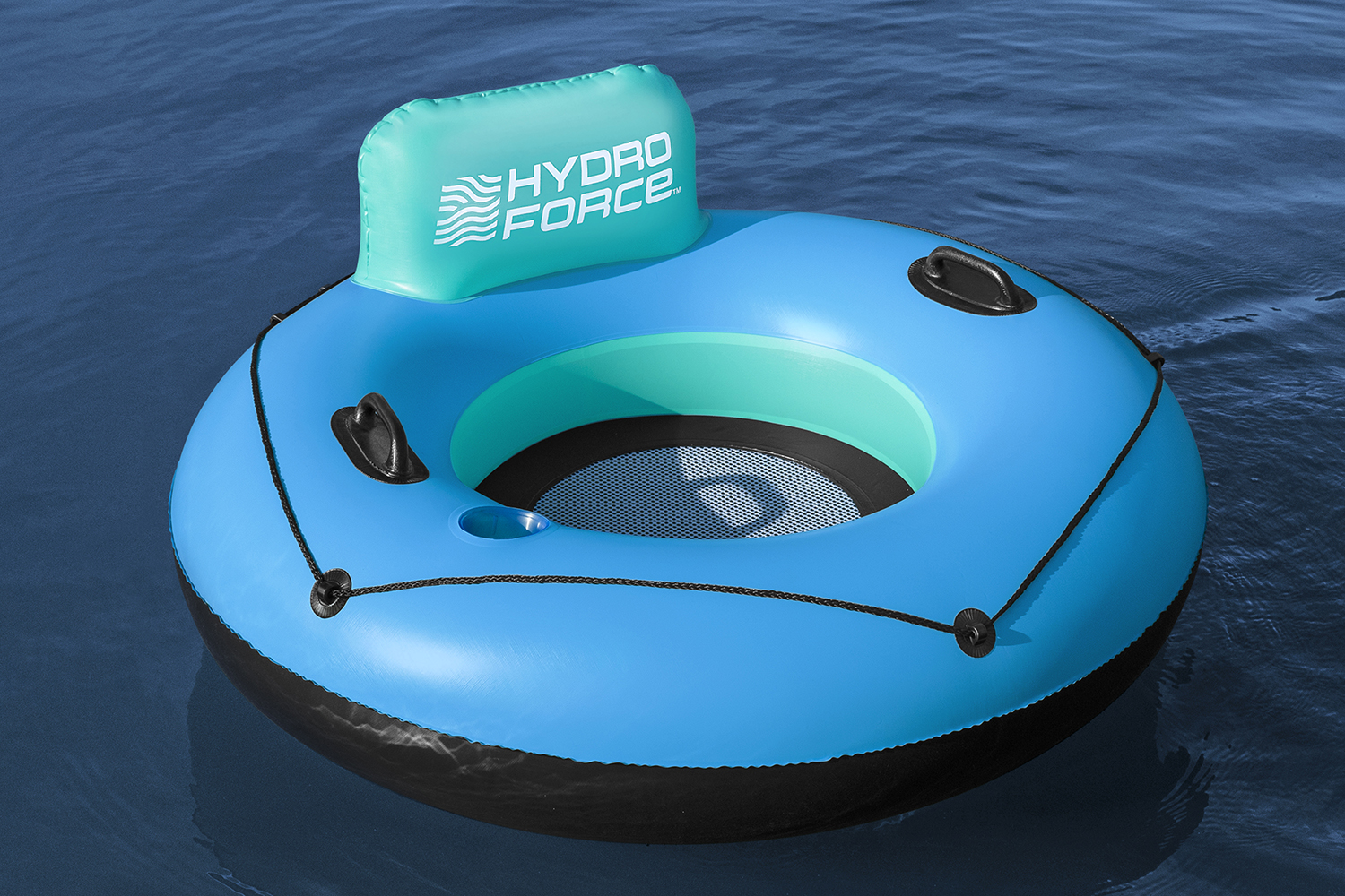 Hydro-Force™ Schwimmring White Cap Rider™ mit Rückenlehne Ø 119 cm