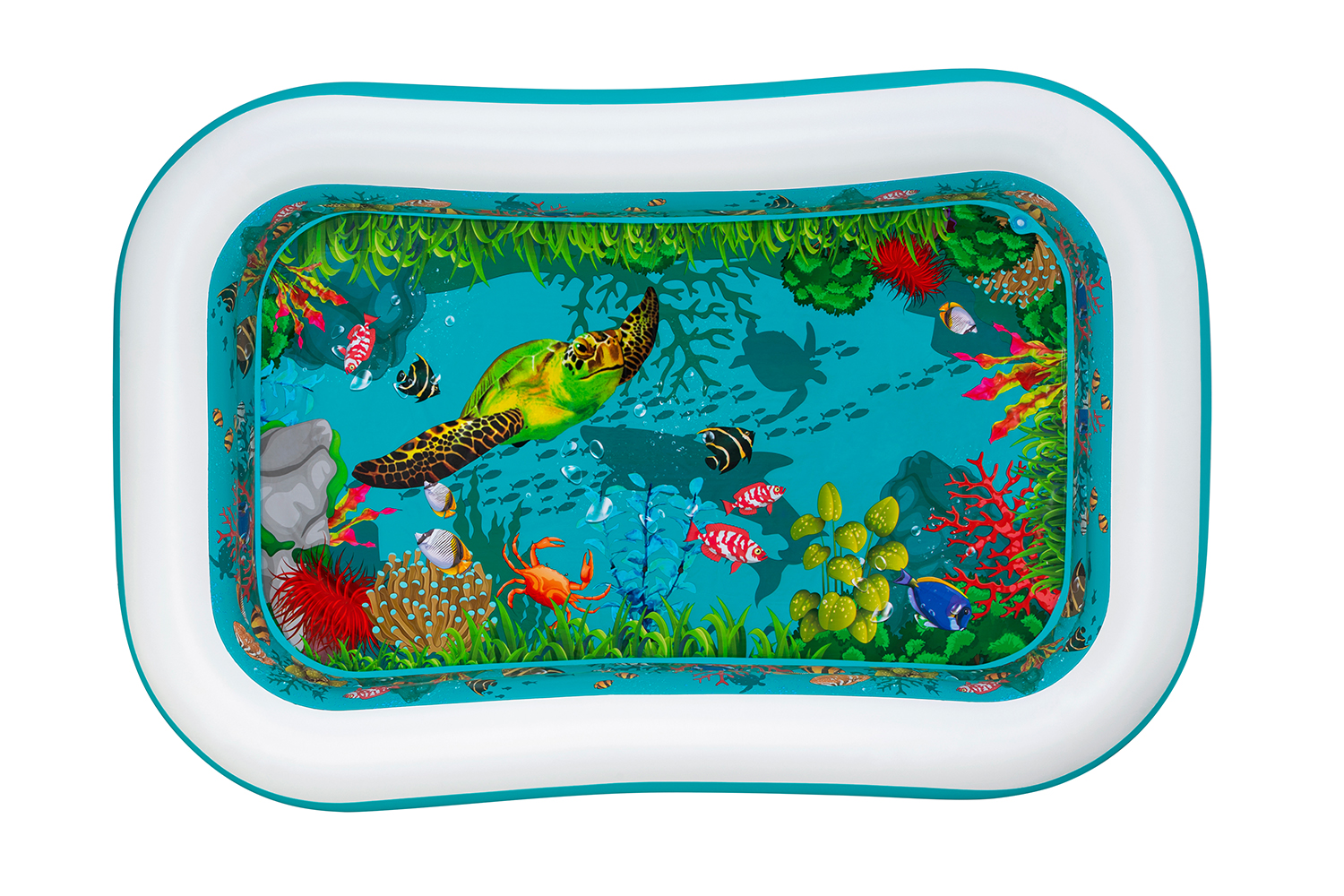 Family Pool 3D Abenteuer 262 x 175 x 51 cm, eckig