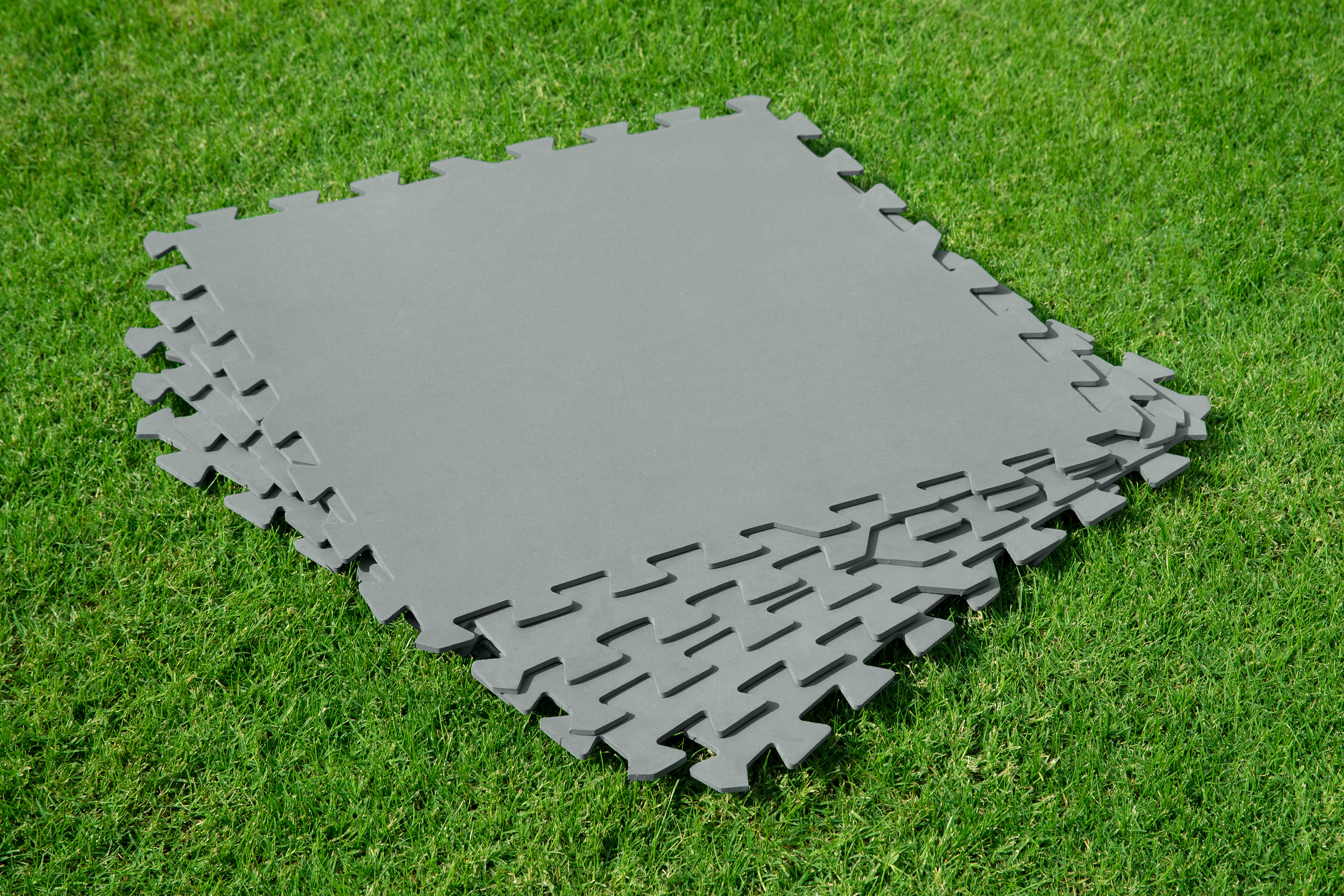 Flowclear™ Pool Bodenschutzfliesen Set, 9 Stück á 50 x 50 cm, grau