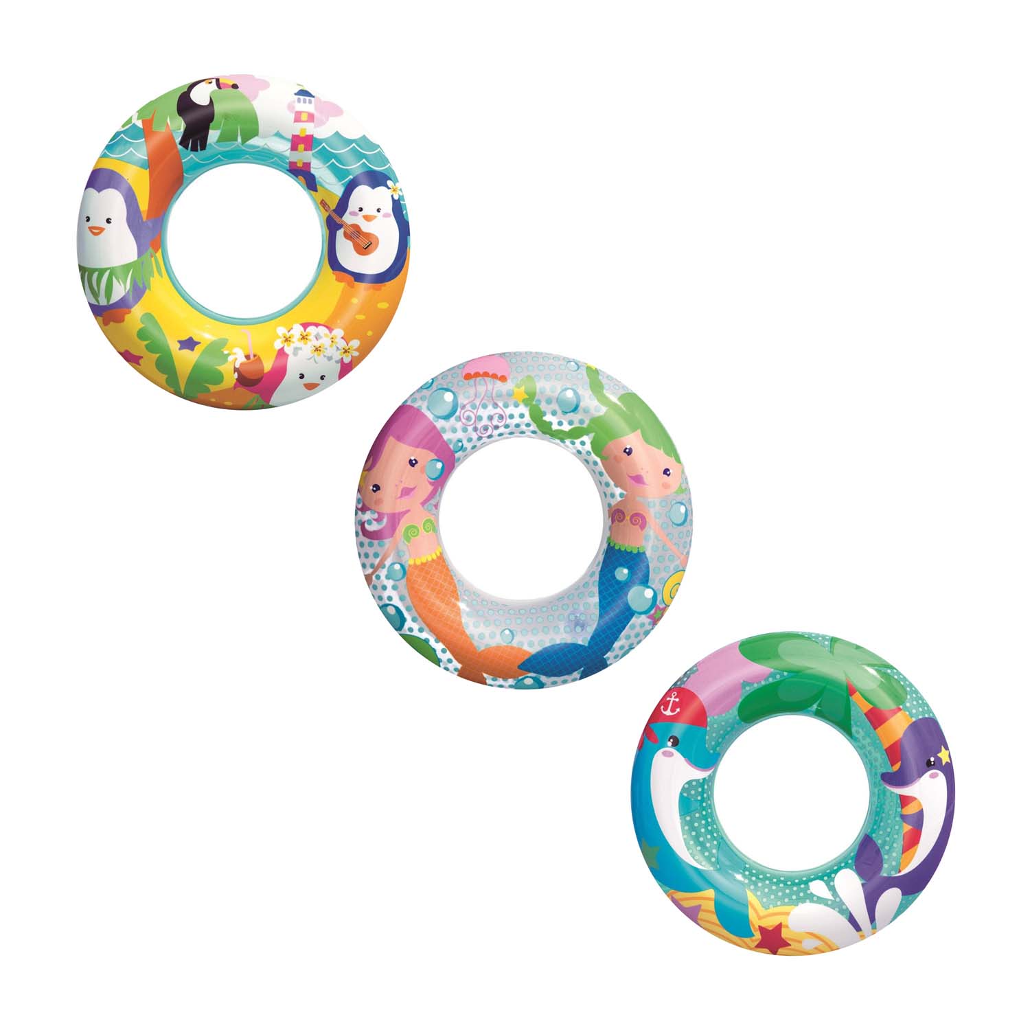 Bestway® ?20"/?51cm Sea Creature Swim Ring