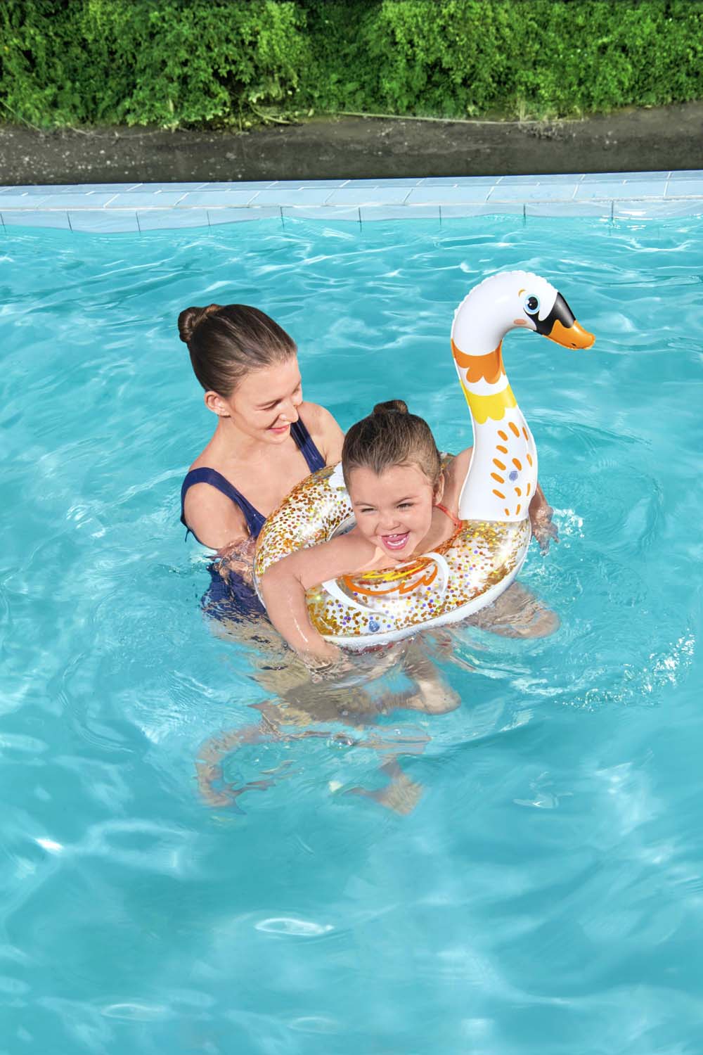 Schwimmring Shimmer 'n Float™ mit Tierkopf, sortiert