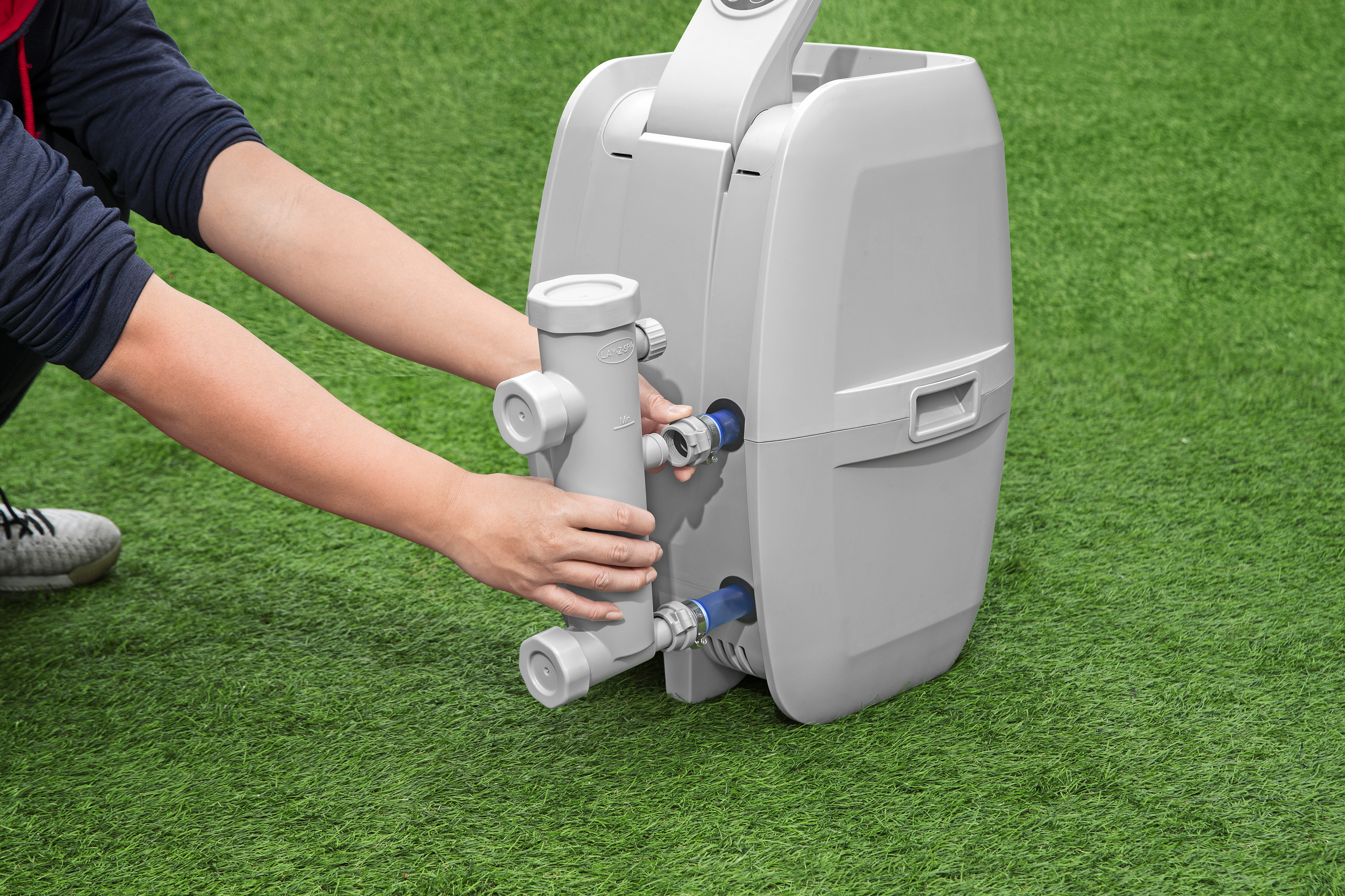 LAY-Z-SPA® Entkalkungsvorrichtung für Pumpeneinheiten